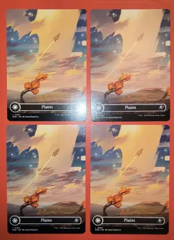 4X PLAY SET, MTG, EDGE OF ETERNITIES. * PLAINS* #0262, REGULAR FINISH, EOE - Image 1