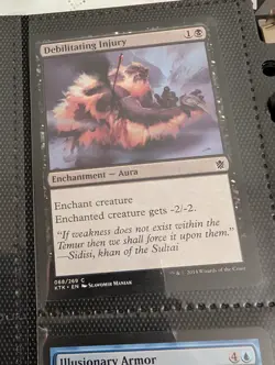 Magic: MTG: Khans of Tarkir: Debilitating Injury NM (G) - Image 1