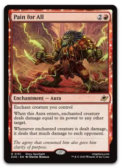 Pain for All #151 (NM) Edge of Eternities EOE Magic MTG - Image 1