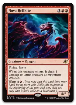 Nova Hellkite #148 (NM) Edge of Eternities EOE Magic MTG - Image 1