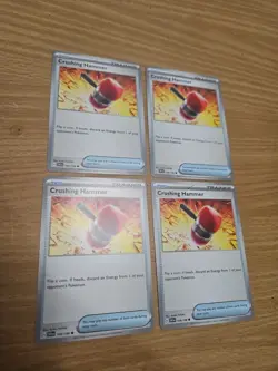 4x Playset Crushing Hammer (168/198) - SV01: Scarlet & Violet Base Set Pokemon - Image 2