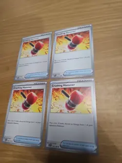 4x Playset Crushing Hammer (168/198) - SV01: Scarlet & Violet Base Set Pokemon - Image 3