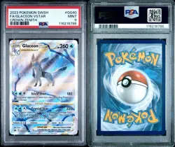 2023 POKEMON SWORD AND SHIELD CROWN ZENITH GG40 FULL ART/GLACEON VSTAR PSA 9 - Image 3