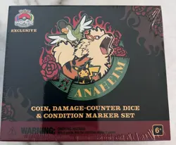 2025 Pokemon Worlds Arcanine Coin Damage Counter Dice Marker Set Anaheim - Image 1