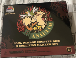 2025 Pokemon Worlds Arcanine Coin Damage Counter Dice Marker Set Anaheim - Image 1