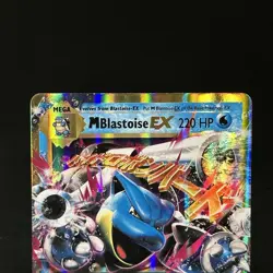 Pokemon TCG Card Mega Blastoise EX - XY Evolutions 22/108 Ultra Holo Rare N-3 - Image 3