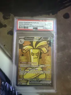 2023 Pokemon Par En-Paradox Rift #231 Gholdengo EX Ultra Rare PSA 10 - Image 1