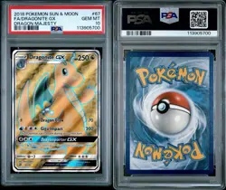 PSA 10 Gem Mint Dragonite GX Full Art FA 67/70 2018 Pokemon Dragon Majesty Holo - Image 3
