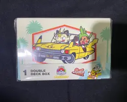 Pokemon World Championship Anaheim 2025 Double Deck Box Meowth & Chespin TCG - Image 1