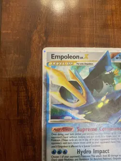 Pokemon Empoleon LV.X DP11 Diamond & Pearl Black Star Promo Holo MP/HP - Image 3
