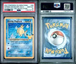 2021 Pokemon SWSH Celebrations Shining Magikarp Classic Collection #66/64 PSA 10 - Image 3