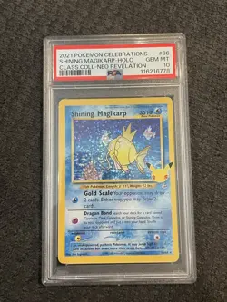 2021 Pokemon SWSH Celebrations Shining Magikarp Classic Collection #66/64 PSA 10 - Image 4