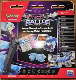 Pokemon TCG Steven Rival Battle Deck |BRAND NEW FACTORY SEALED - Image 2