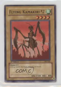 Flying Kamakiri #2 1st Ed. YuGiOh Pharaoh's Servant #PSV-048 2002 - Image 1