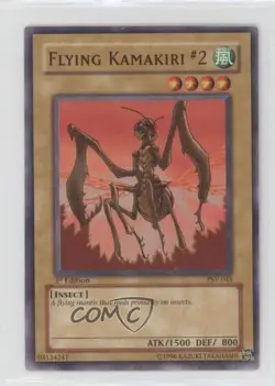 Flying Kamakiri #2 1st Ed. YuGiOh Pharaoh's Servant #PSV-048 2002 - Image 1