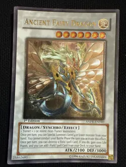YuGiOh! - Ancient Fairy Dragon - Ultimate 1st ANPR-EN040 - Image 1