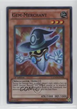 SR - Gem-Merchant 1st Ed. YuGiOh Hidden Arsenal 5: Steelswarm Invasion - Image 1
