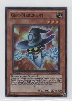 SR - Gem-Merchant 1st Ed. YuGiOh Hidden Arsenal 5: Steelswarm Invasion - Image 1