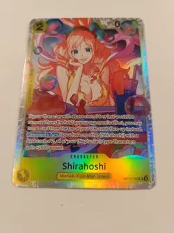 Shirahoshi OP12-102 SR Legacy of the Master ONE PIECE Card English - Image 1