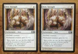 MTG 2 x Holy Strength 16/249. Free Postage - Image 1