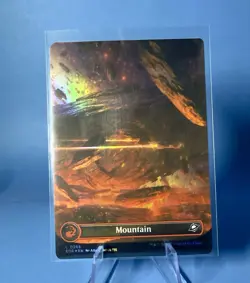 Mountain - Foil Extended Art EOE NM MTG - Image 1
