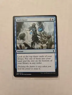 Anticipate - Battle for Zendikar - LP - MTG Magic - Common - Instant - Image 1