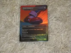 Magic Gathering Secret Lair Sonic MTG Foil Power Sneakers Lightning Greaves 2099 - Image 1