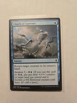 Clutch of Currents - Battle for Zendikar - LP - MTG Magic - Common - Sorcery - Image 1