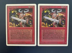 MTG | 2x Keldon Warlord | Unlimited Edition | Magic The Gathering | *Kult - Image 1