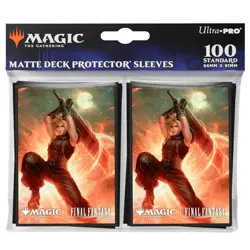 MTG Final Fantasy Ultra Pro Card Sleeves Cloud, Ex-SOLDIER (100 ct) NEW - Image 1