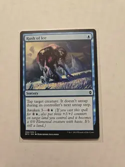 Rush of Ice - Battle for Zendikar - LP - MTG Magic - Common - Sorcery - Image 1