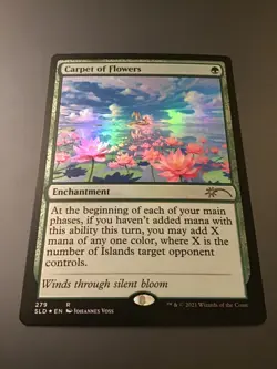 MTG Secret Lair #279 Carpet of Flowers Foil - Image 1