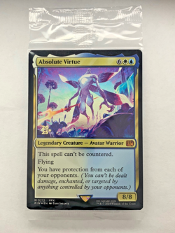 MTG Final Fantasy Absolute Virtue Foil Pre-Release Stamped Promo Sealed - Image 1