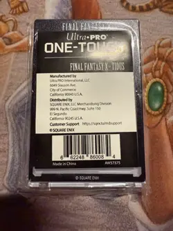 MTG FINAL FANTASY X TIDUS Ultra Pro One-Touch Edge Square Enix NEW SEALED - Image 2
