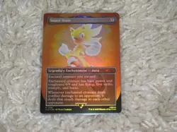 Magic The Gathering Secret Lair Sonic Friends & Foe Foil Super State MTG - Image 1