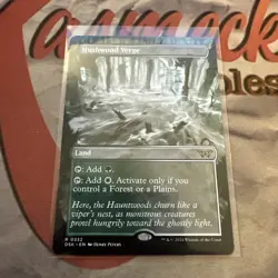 MTG Hushwood Verge (Borderless) Duskmourn: House of Horror Regular #0333 - Image 1