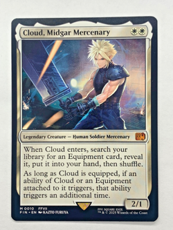 MTG Final Fantasy Cloud, Midgar Mercenary Mythic Near Mint - Image 1