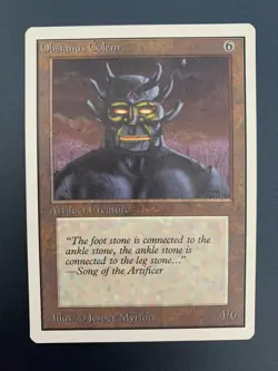 MTG | 1x Obsianus Golem | Unlimited Edition | Magic The Gathering | *Kult - Image 1