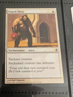 1x Guard Duty - NM English MTG - Rise of the Eldrazi (G) - Image 1