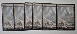 Magic The Gathering - MTG - Wastes -Oath of the Gatewatch - Full Art x 6 - NM - Image 1