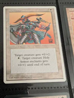 Holy Armor | MtG Magic Fourth Edition | English | NM (G) - Image 1