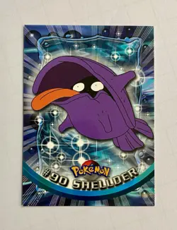 Shellder #90 2000 Topps Pokemon TV Animation Edition original tcg - Image 1