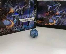 MTG Final Fantasy Magic: The Gathering D20 Die/Dice and EMPTY Gift Box NO CARDS - Image 1
