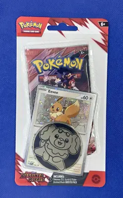 Pokemon TCG Scarlet & Violet Destined Rivals Checklane Blister EEVEE QUANTITY🔥 - Image 1