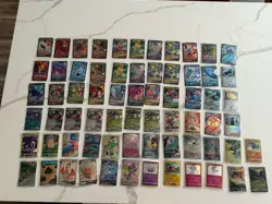 Pokemon Huge Lot Instant Collection! AR SR V EX Vmax Shiny Full Art 68 Cards - Image 1