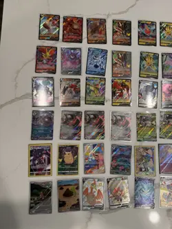 Pokemon Huge Lot Instant Collection! AR SR V EX Vmax Shiny Full Art 68 Cards - Image 3