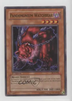 Pandemonium Watchbear 1st Ed. YuGiOh Dark Crisis #DCR-058 2003 - Image 1