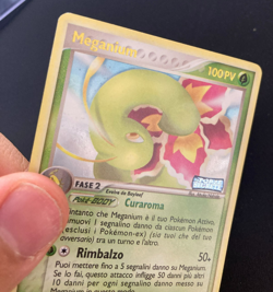 Pokemon Card Meganium Holo Stamped 9/115 EX Forze Segrete ITA excellent EXC - Image 3