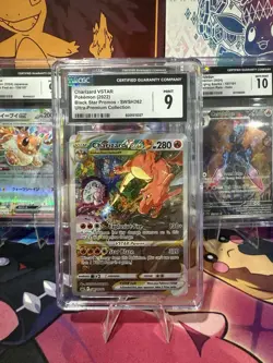 Charizard VSTAR Pokemon Card CGC 9 Graded Black Star Promo SW5H242 - Image 1