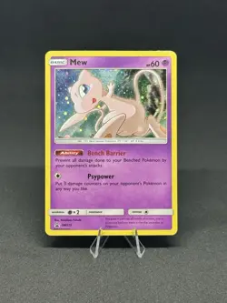 Mew SM215 Black Star Promo Holo Rare Sun & Moon Pokemon Card 2019 - Image 1
